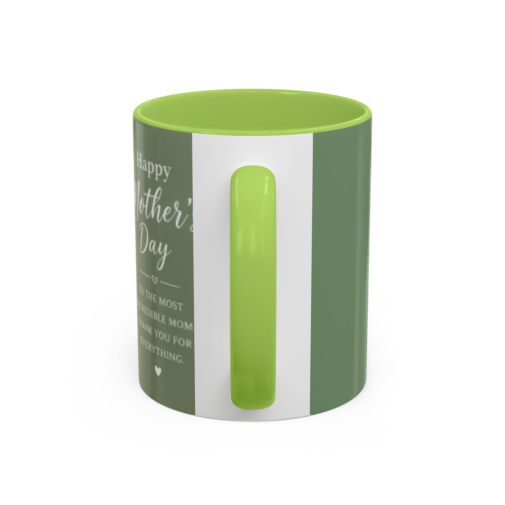 Mother and Baby Illustration Mug | Happy Mother's Day Accent Coffee Mug
