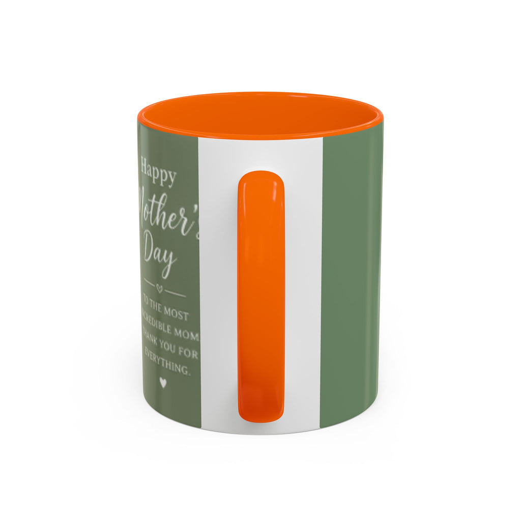 Mother and Baby Illustration Mug | Happy Mother's Day Accent Coffee Mug