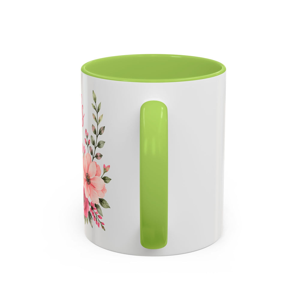 Happy Mother's Day floral design Accent Coffee Mug | 11oz 15oz