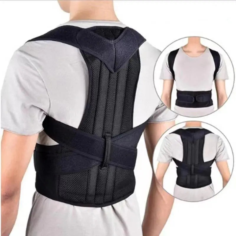 Adjustable Posture Corrector Support Belt MidnightEcho