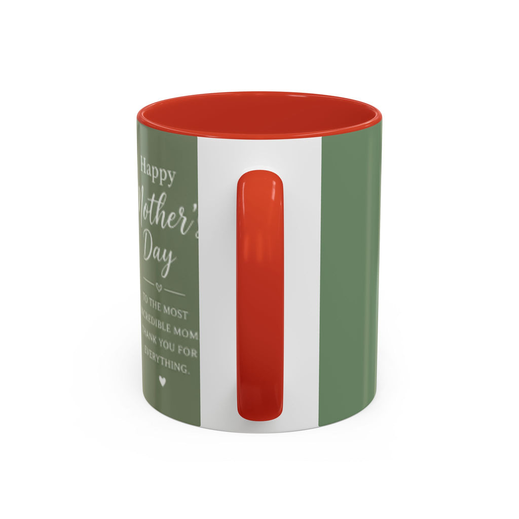 Mother and Baby Illustration Mug | Happy Mother's Day Accent Coffee Mug