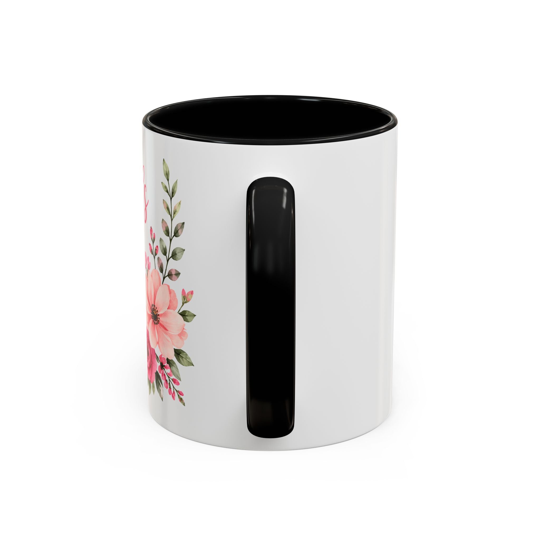 Happy Mother's Day floral design Accent Coffee Mug | 11oz 15oz