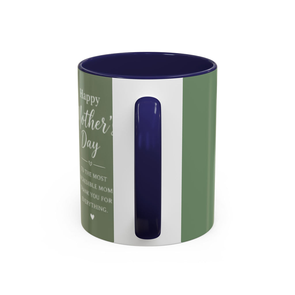 Mother and Baby Illustration Mug | Happy Mother's Day Accent Coffee Mug