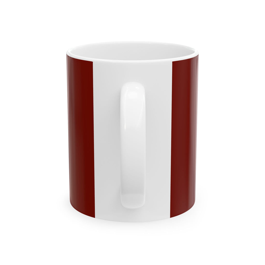 Midnight Echo crescent moon logo Mug | ceramic coffee cup