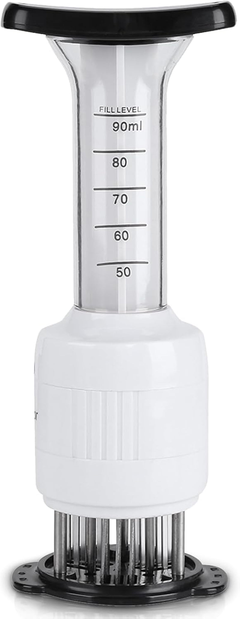 Stainless Steel Marinade Meat Injector, Marinade Tenderizer Injector Needle Flavor Syringe Cooking Meat Poultry Turkey Chicken BBQ