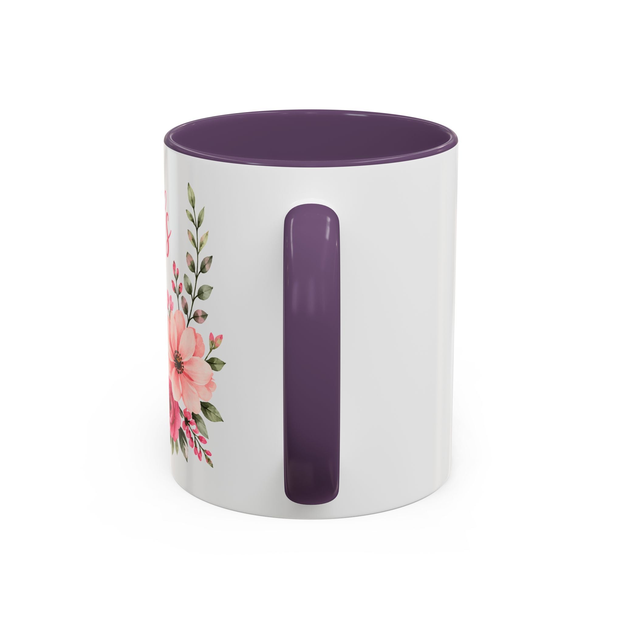 Happy Mother's Day floral design Accent Coffee Mug | 11oz 15oz