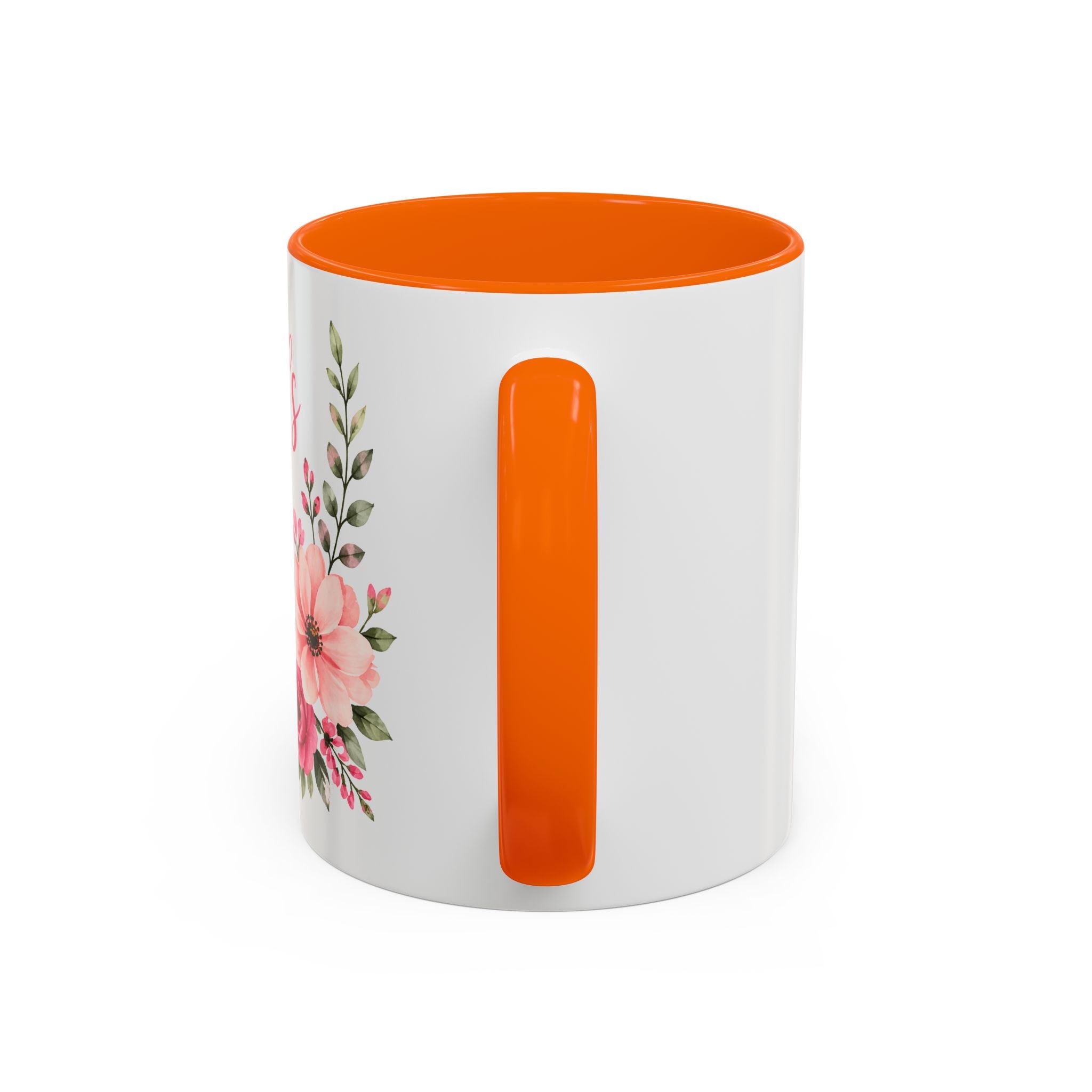 Happy Mother's Day floral design Accent Coffee Mug | 11oz 15oz