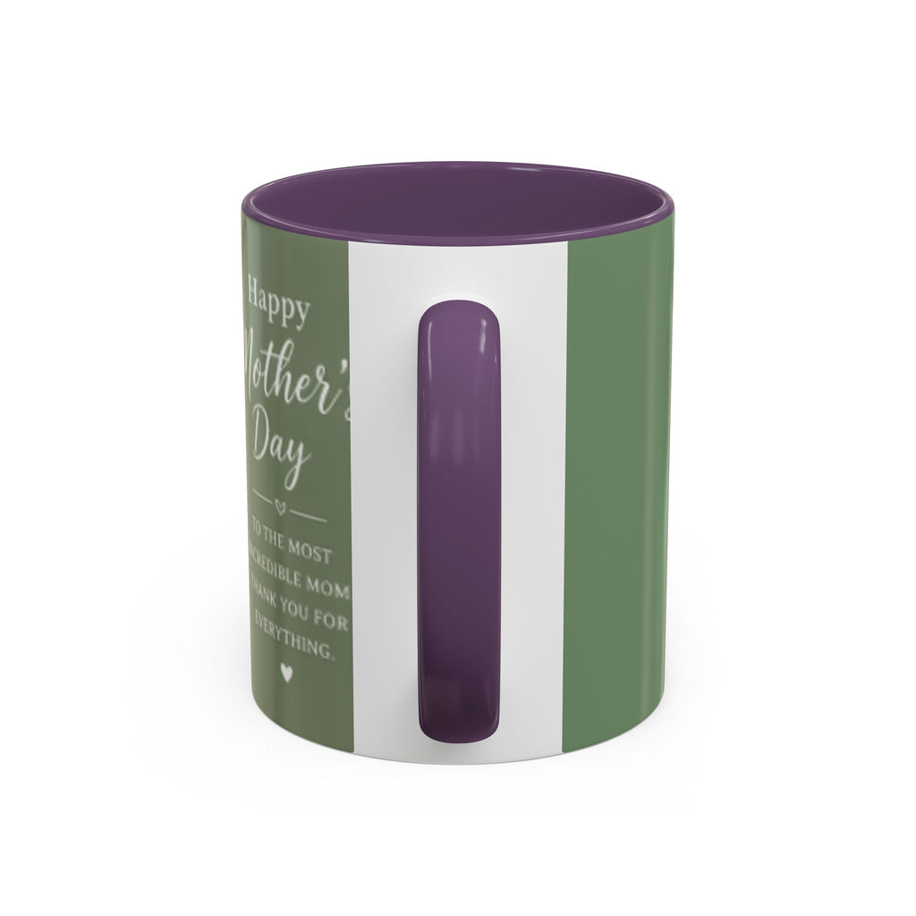 Mother and Baby Illustration Mug | Happy Mother's Day Accent Coffee Mug