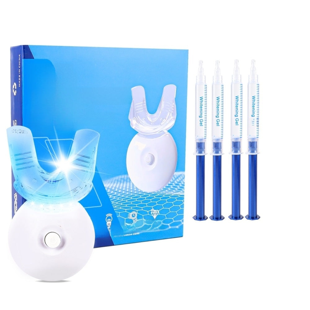 Teeth Whitening Kit with LED Light and Gel