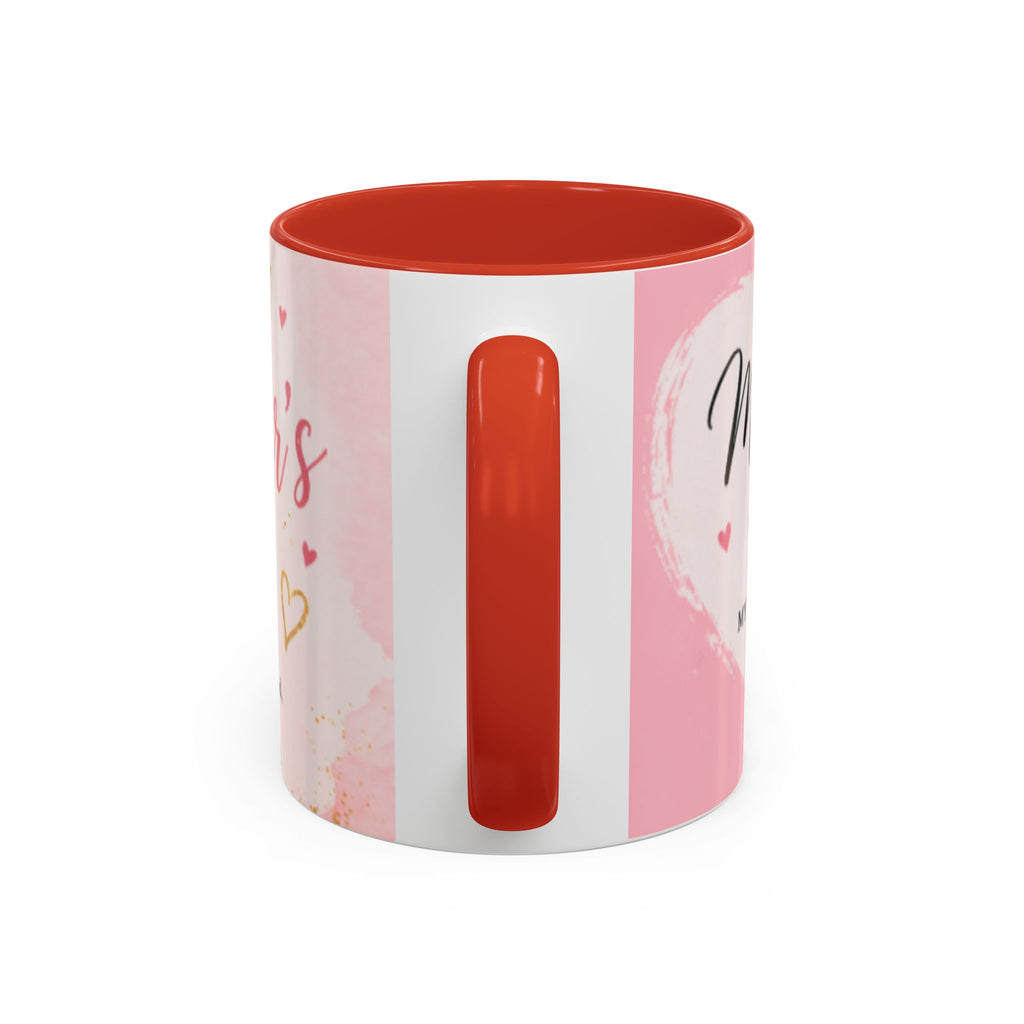 Happy Mother’s Day Heart Message Mug | Accent Coffee Mug 11oz 15oz