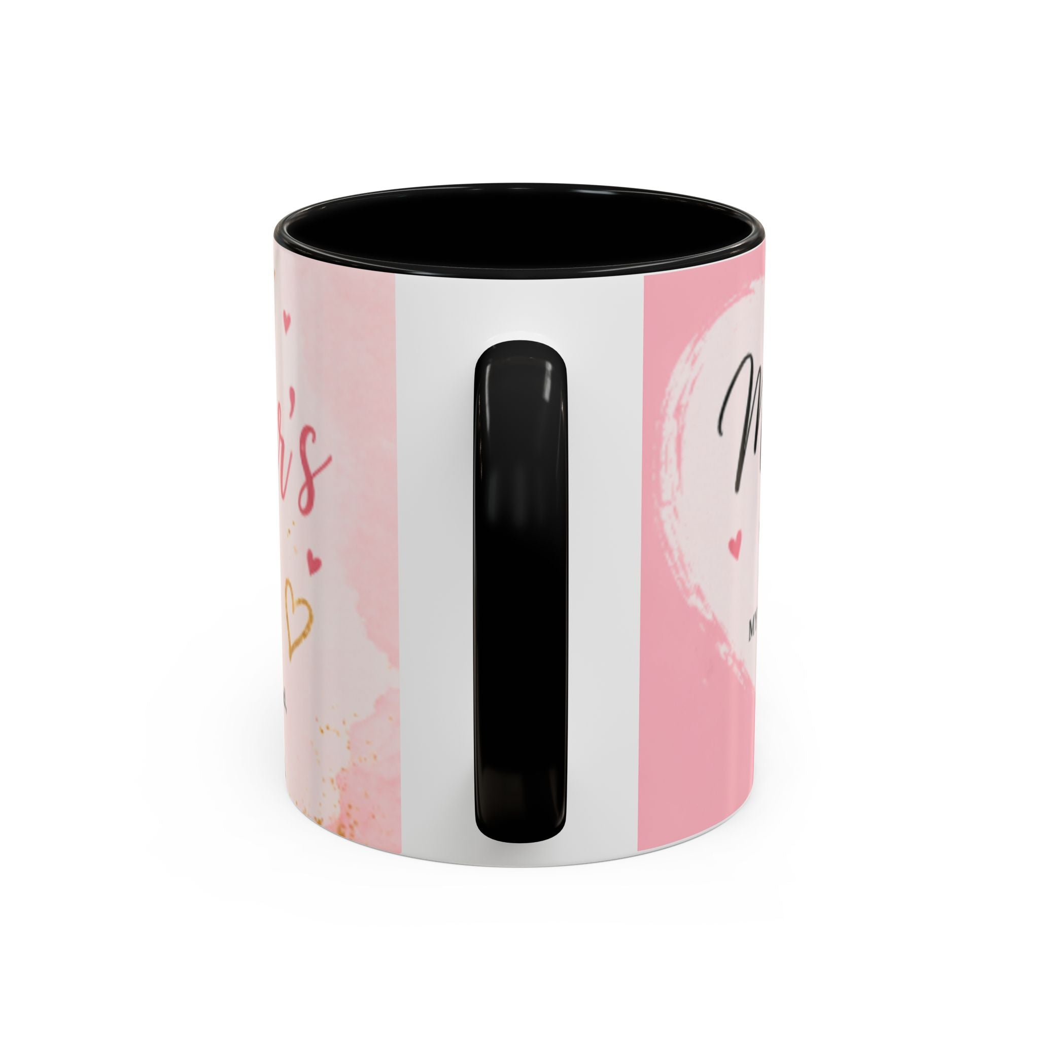 Happy Mother’s Day Heart Message Mug | Accent Coffee Mug 11oz 15oz