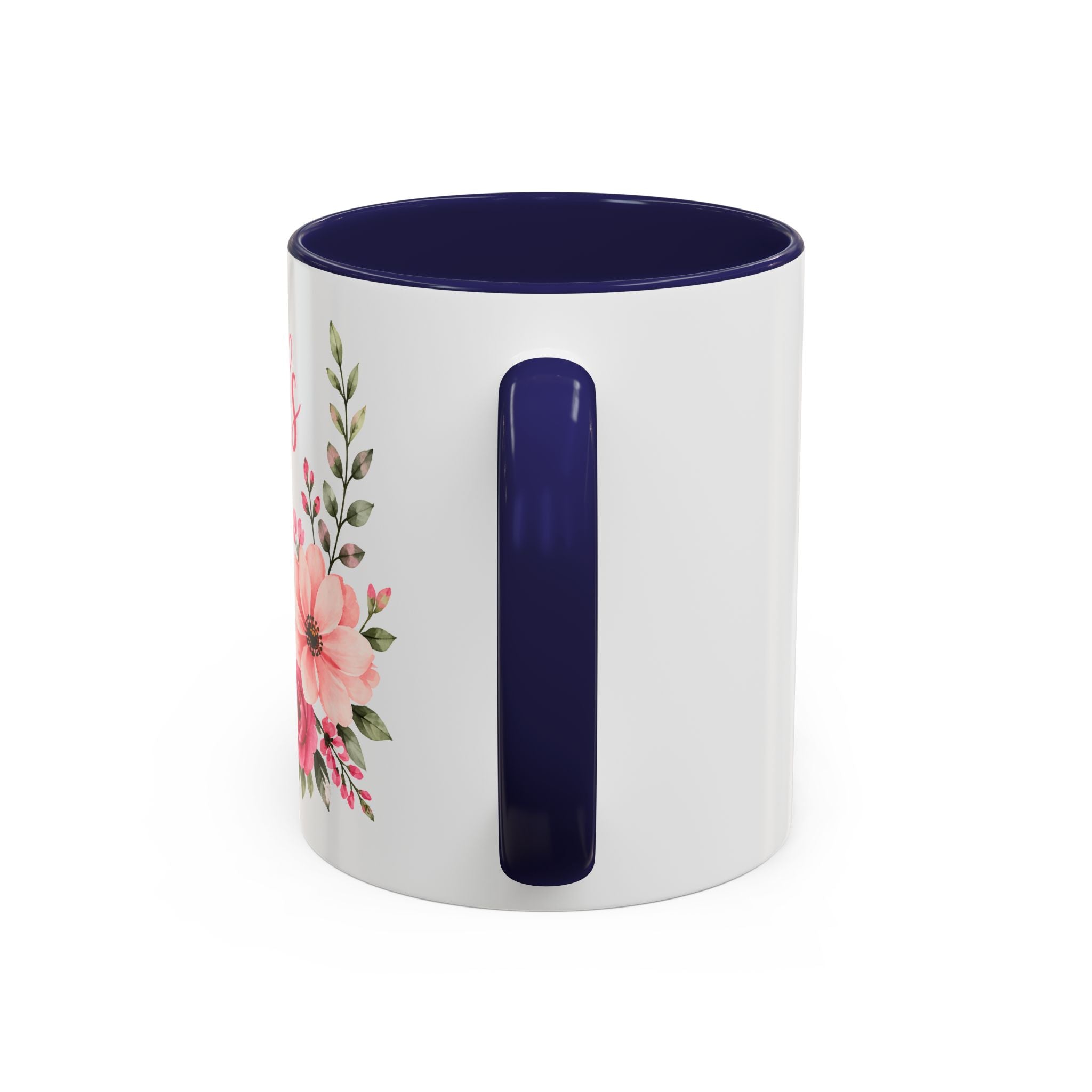Happy Mother's Day floral design Accent Coffee Mug | 11oz 15oz