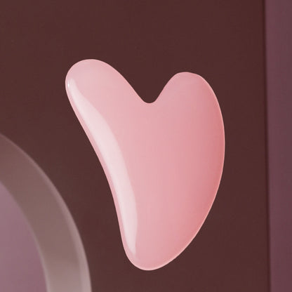 Rose Quartz Gua Sha & Facial Roller Set
